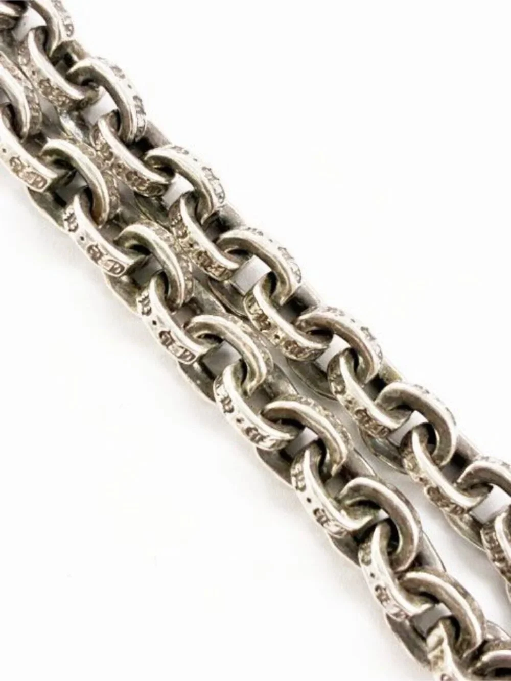 Chrome Hearts Paper Chain Bracelet Silver
